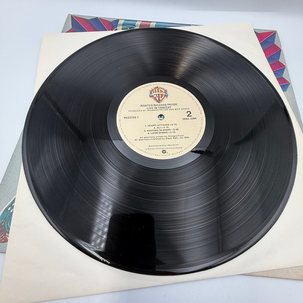 Richard Pryor Wanted Live In Concert 1978 Double Vinyl LP 2BSK 3364 Gatefold - Picture 2 of 16